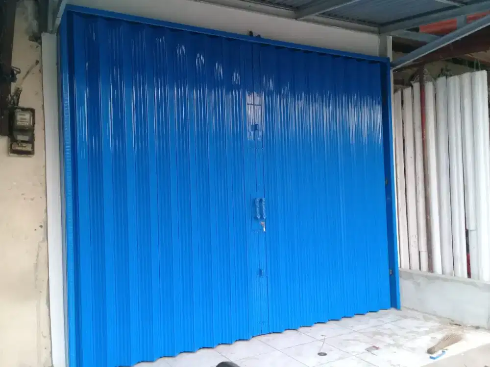 Rolling door folding gate harmonika