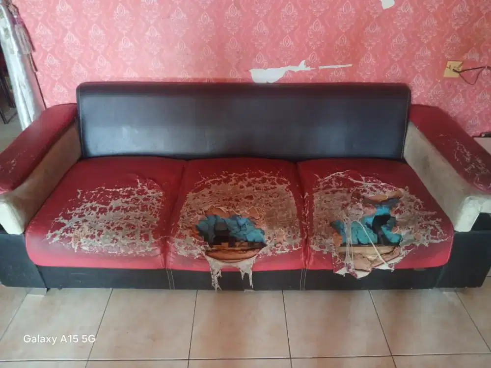 Sofa bekas 3,2,1 tanpa meja