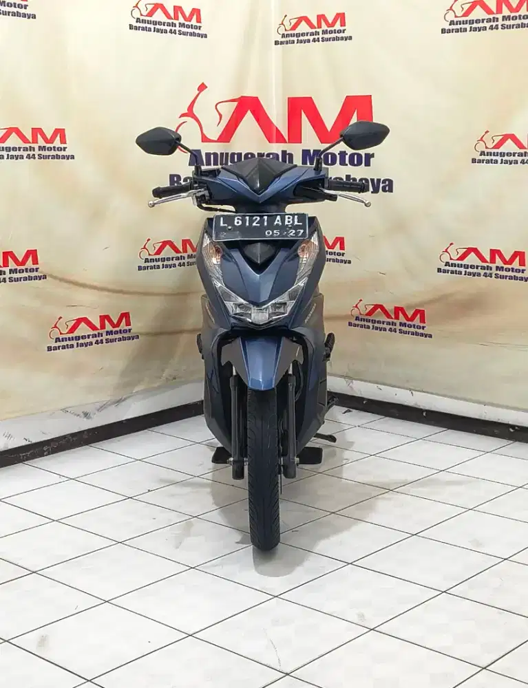 Honda Beat Deluxe Tahun 2022 Biru Doff