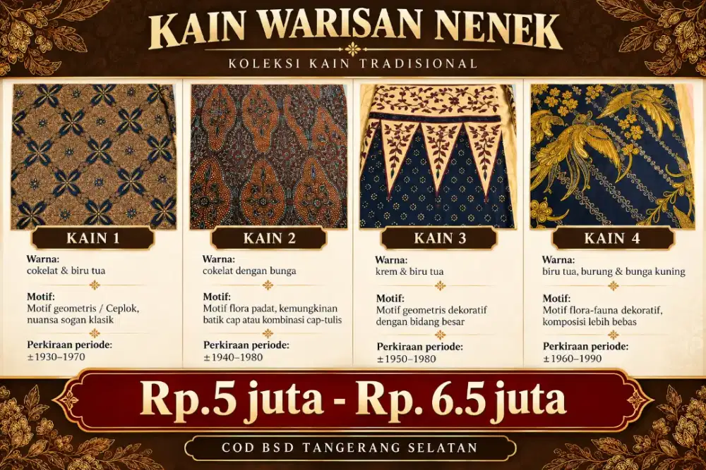 Kain Batik kuno warisan nenek