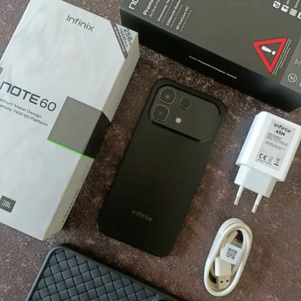 INFINIX NOTE 60 5G MULUS LENGKAP ORIGINAL