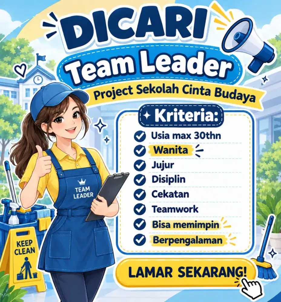 TEAM LEADER CLEANING SERVICE