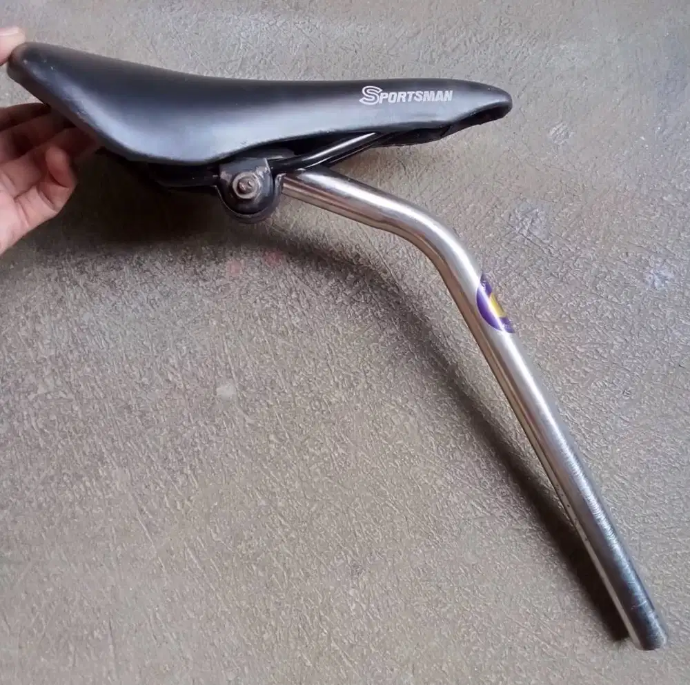 Tiang Jok Seatpost Sepeda Bmx Insert 22.2 & Jok No Minus