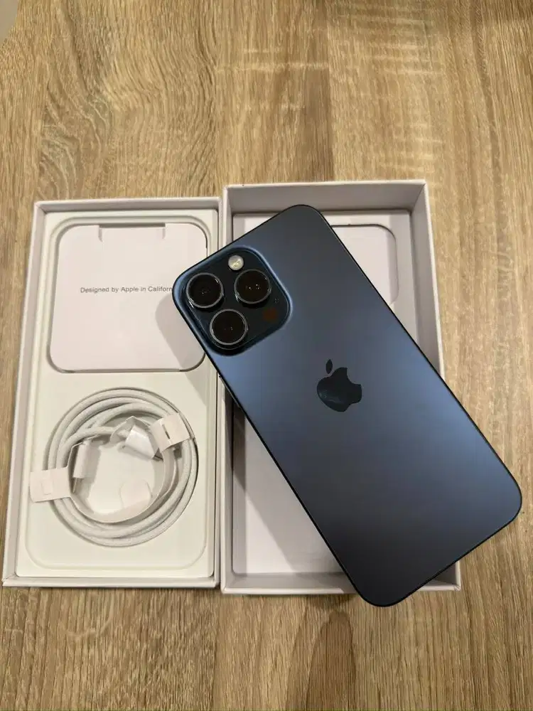 Iphone 15 Pro Max, Blue Titanium, 256GB, IBOX, LIKE NEW