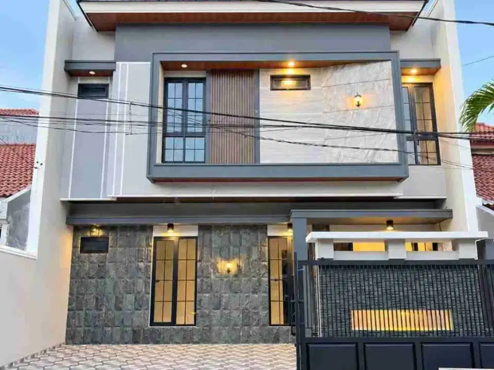 Rumah Baru Gress Lebar 10 • Row Jalan 3 Mobil Manyar Tengah Kota Surabaya