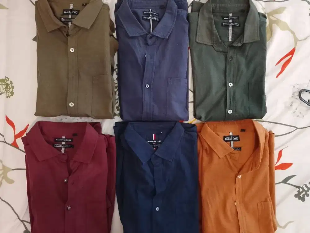 Kemeja Pria Size L take all 150