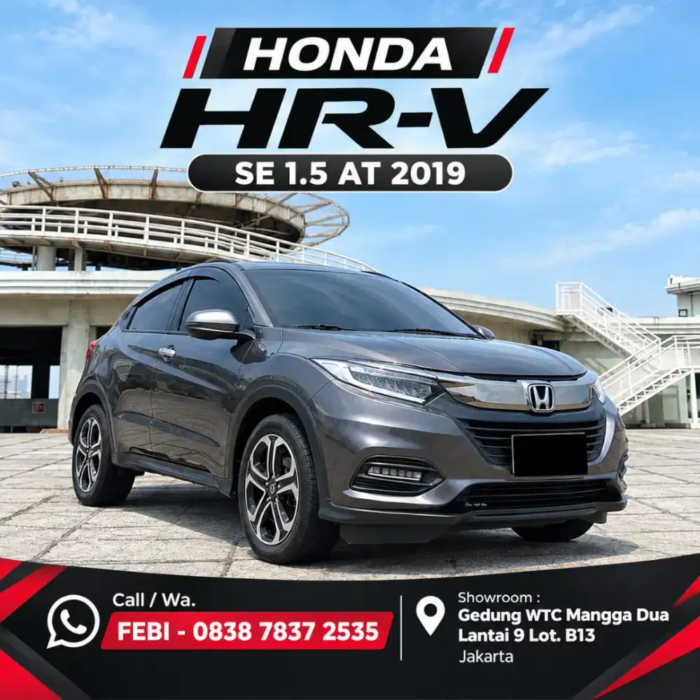 2019 Honda HR-V HRV SE 1.5 AT Matic Terawat