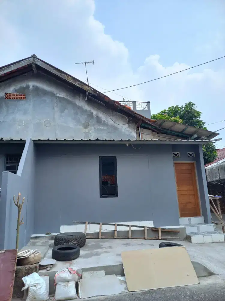 Dikontrakan rumah bangunan baru pak haji