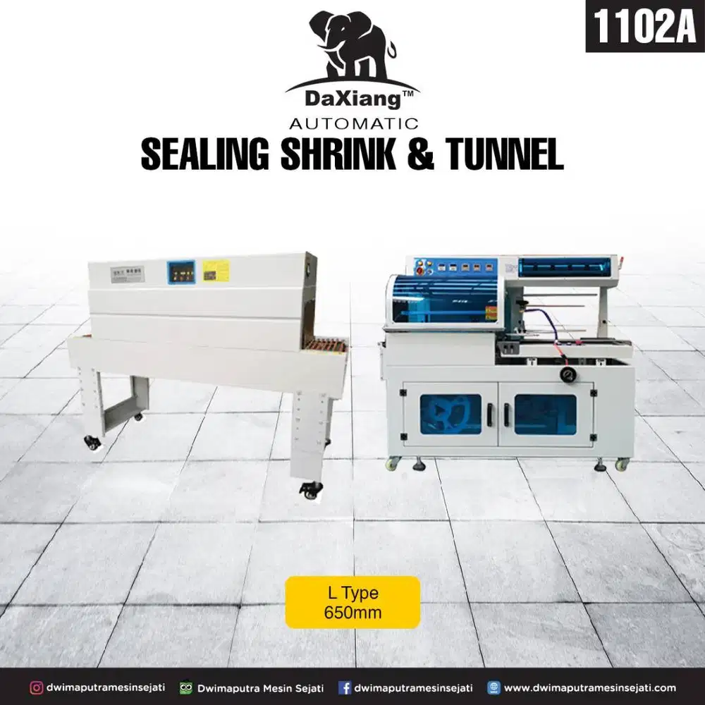 Automatic Sealing Shrink and Tunnel Machine