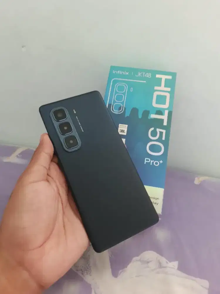 Infinix Hot 50 Pro Plus 8/256 GB Hitam fullset Original
