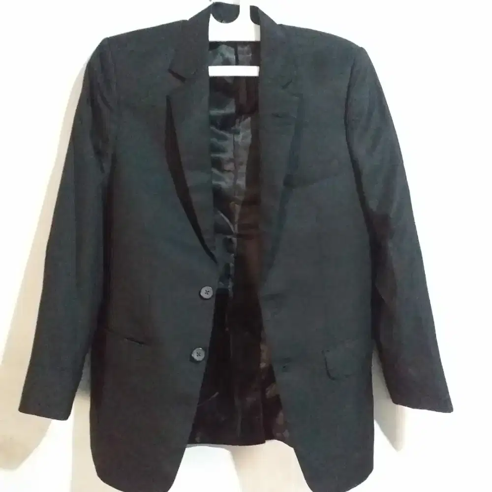 Jas blazer Pria Formal Hitam
