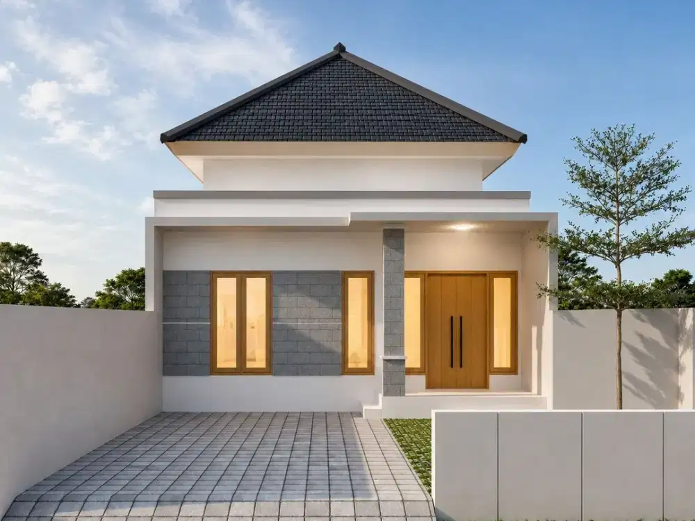 Rumah Konsep Minimalis Harga Ekonomis di Jalan Patih Nambi Ubung Kaja, Denpasar Utara