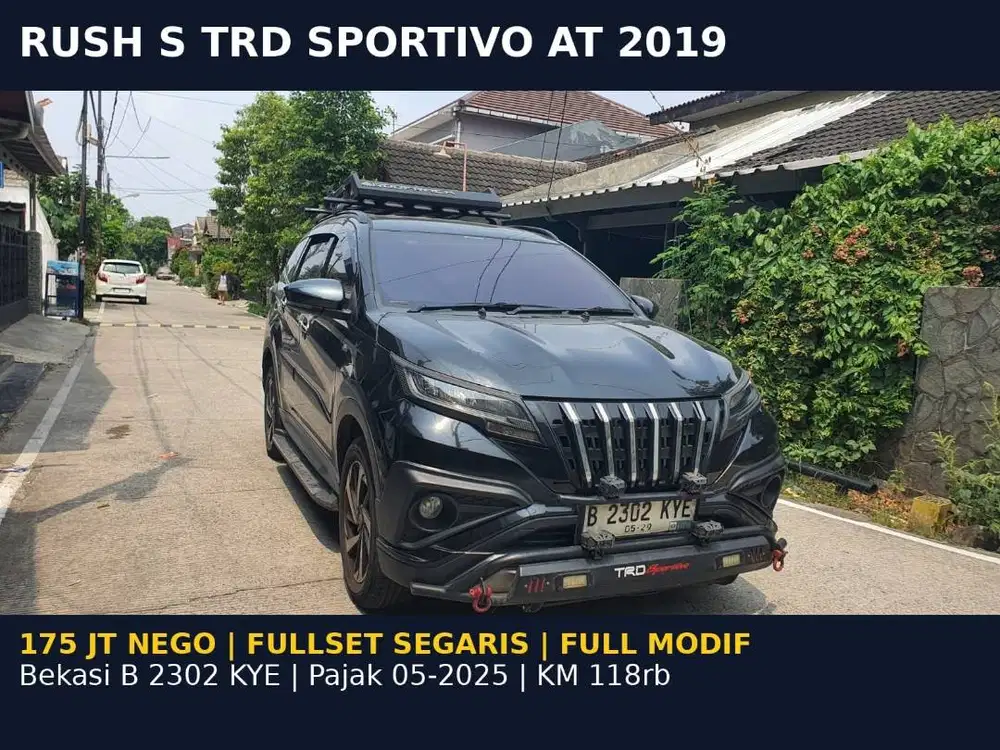 Toyota Rush S TRD Sportivo AT 2019 Hitam