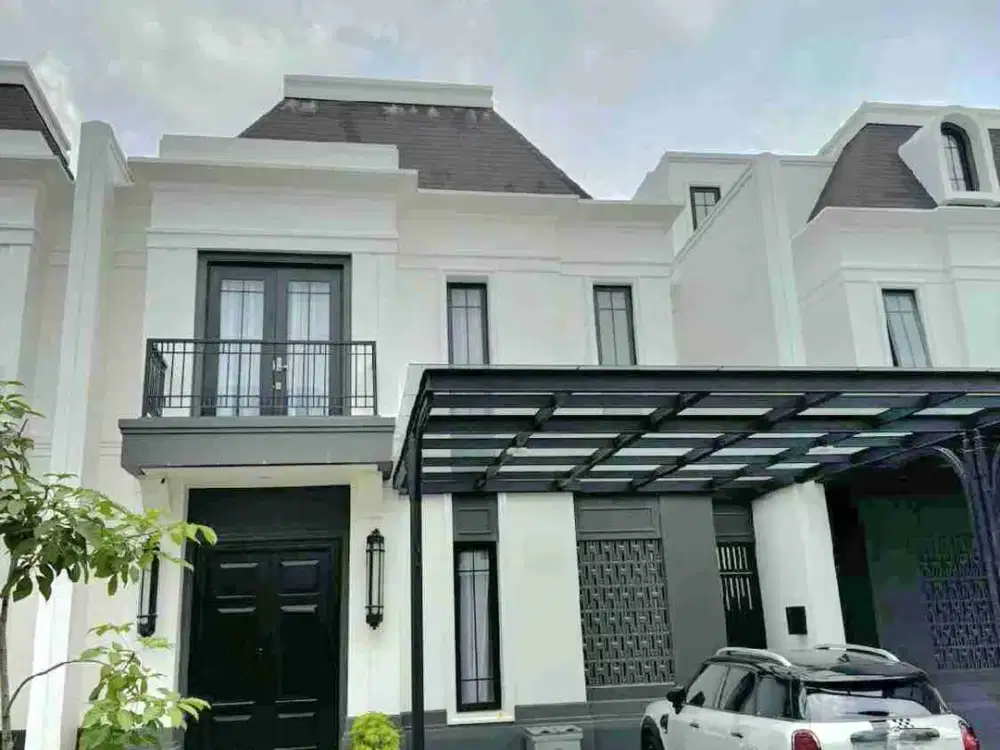 rumah full furnish cluster jasmia sumarecon crown gading harapan indah