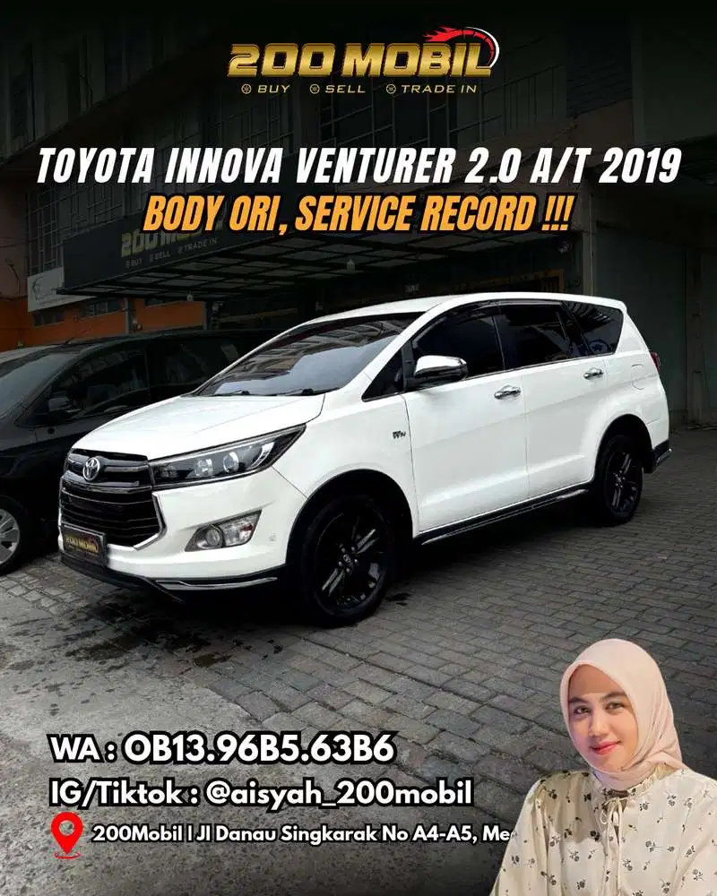 Toyota Innova Venturer 2.0 A/T 2019 Bensin