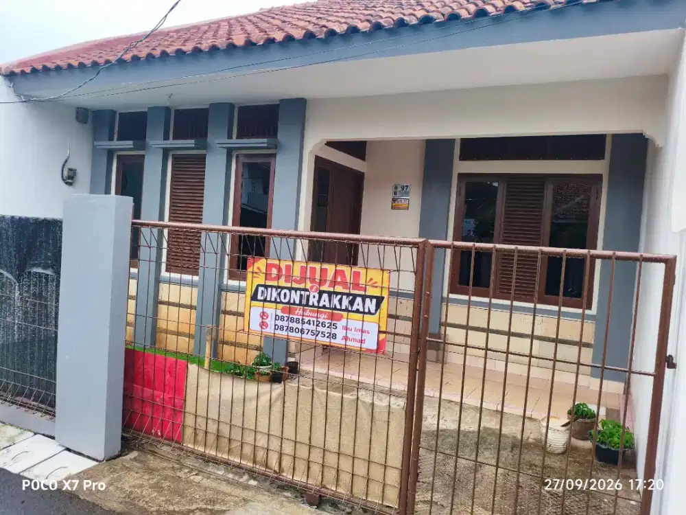 Disewakan atau dijual rumah 65/100 SHM