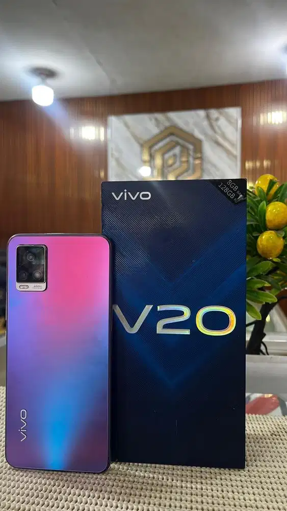 Vivo V20 Ram 8+8Gb/128Gb Fullset Mulus Original 100% Bergaransi