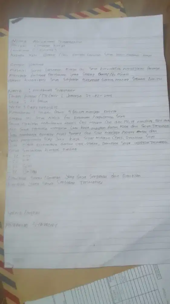 Lagi mencari pekerjaan