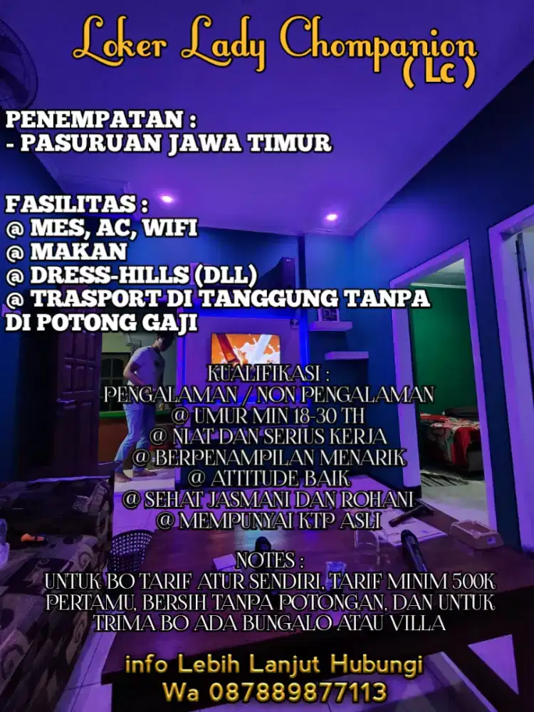 LOWONGAN PEKERJAAN LC