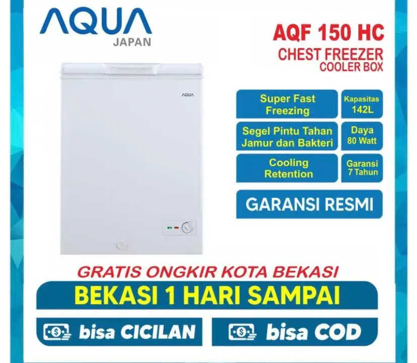 Chest Freezer cooler box Aqua