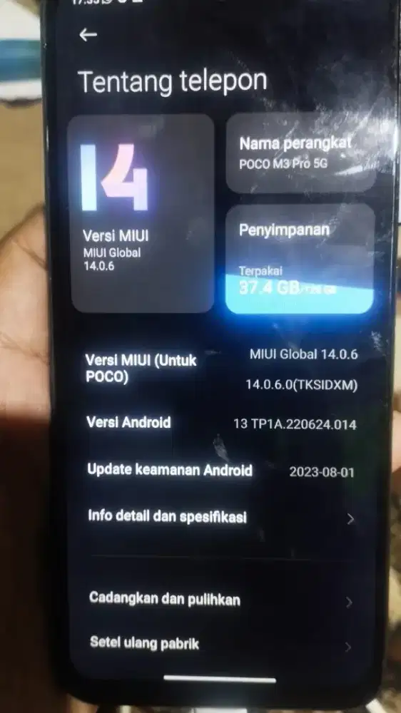 Dijual poco m3 pro 5g