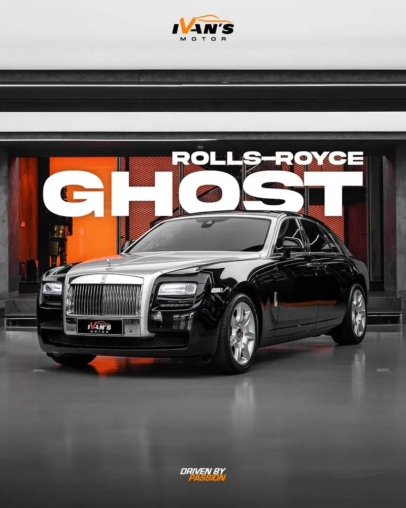 ROLLS ROYCE GHOST 2 TONE 2013 LOW KM 6,xxx Black On Brown. ISTIMEWA