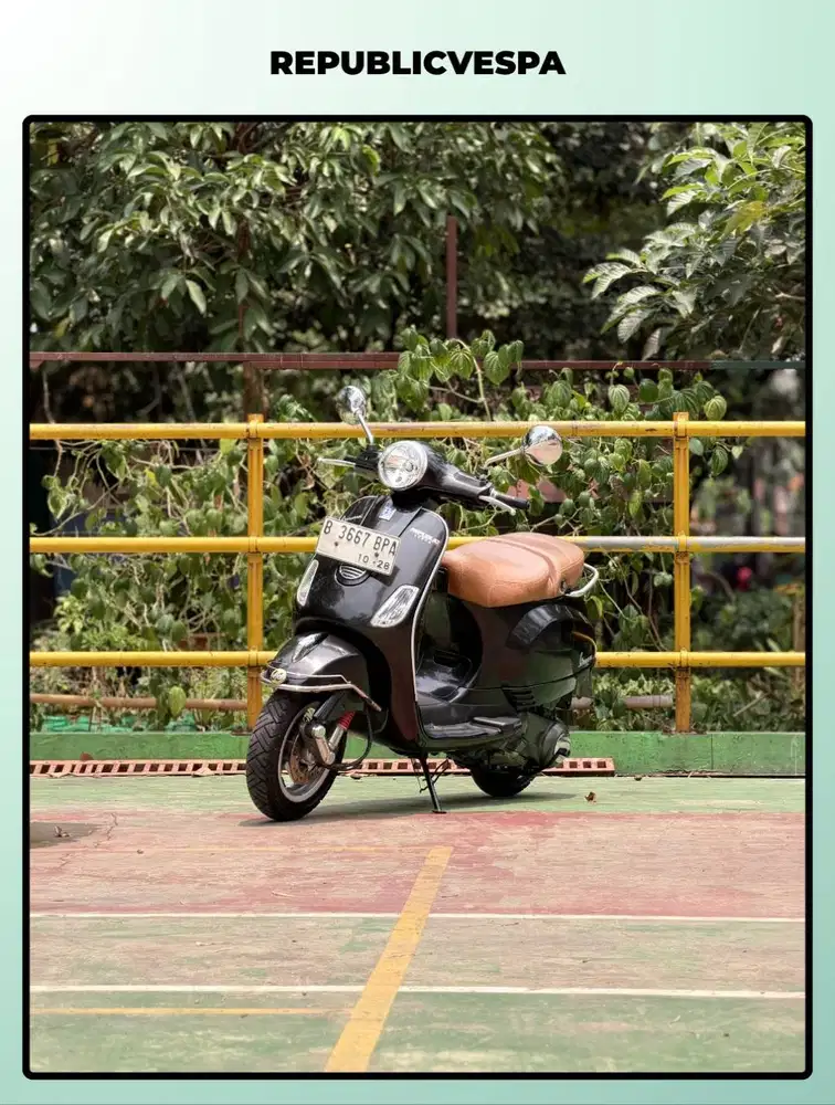 TERMURAH PIAGGIO VESPA LX150 2V IE TAHUN 2012 WARNA NERO VULCANO