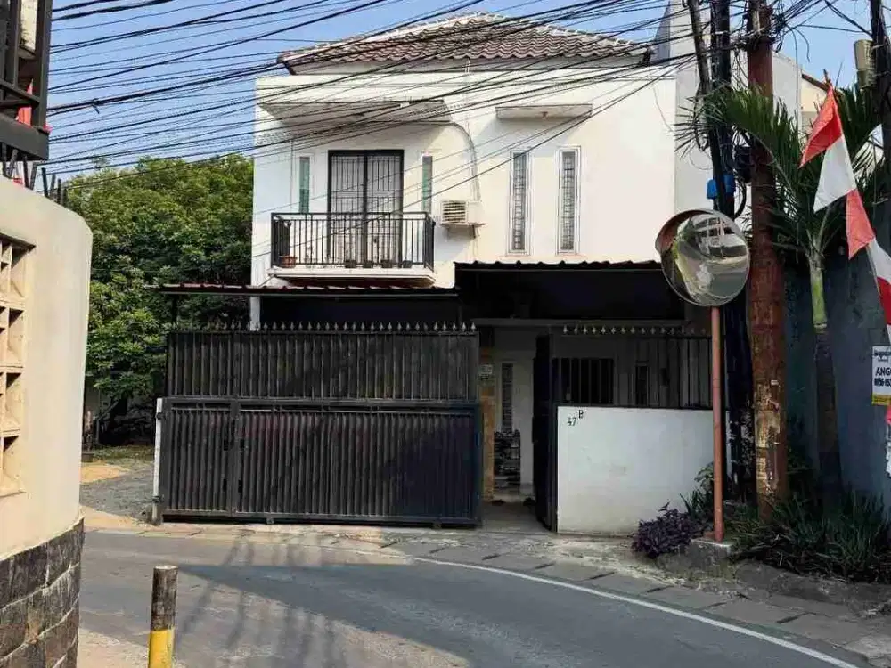 Rumah pinggir jalan akses jaklingko jagakarsa