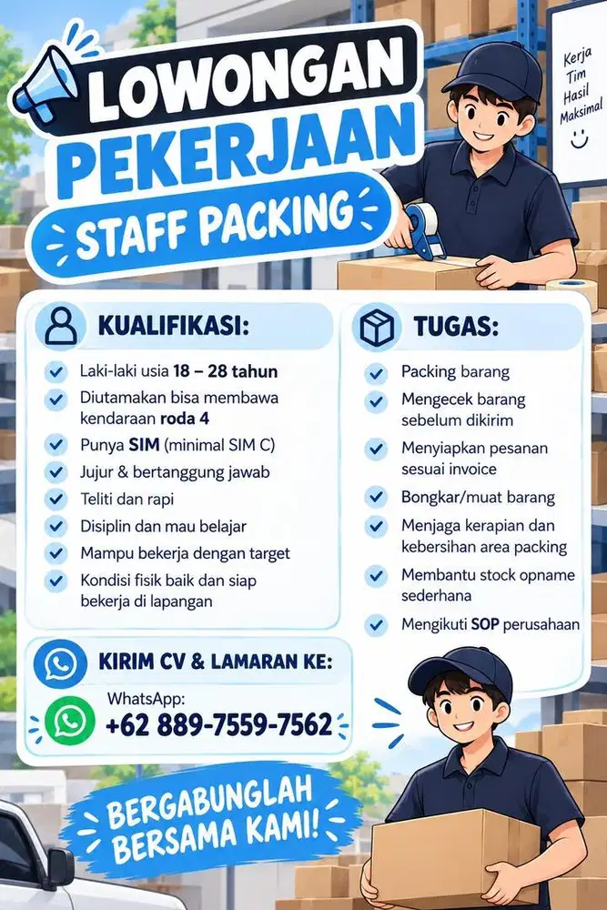 Staff Gudang dan Pengantaran