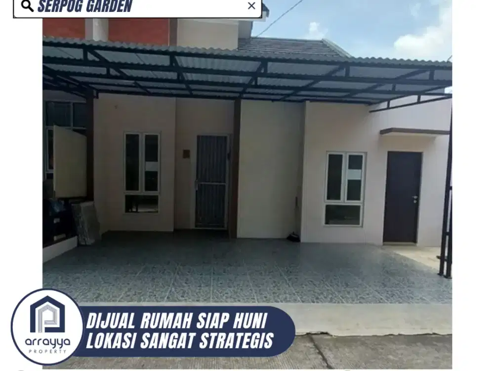 DIJUAL RUMAH CANTK SIAP HUNI DI SERPONG GARDEN (LS128)