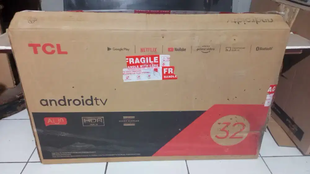 Tv led tcl android digital 32inchi likenew