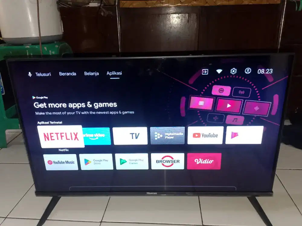 Dijual smart tv hisense ukuran 32 inc