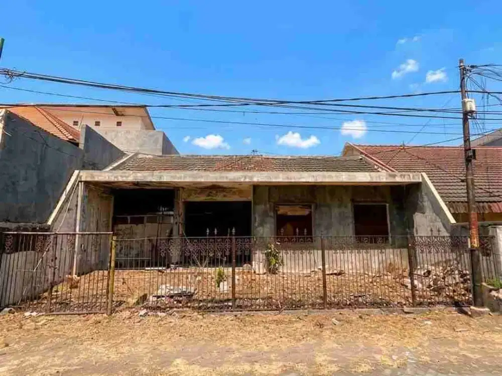 JUAL RUMAH TUA HITUNG TANAH KAVLING SAJA PONDOK TJANDRA INDAH WARU SIDOARJO