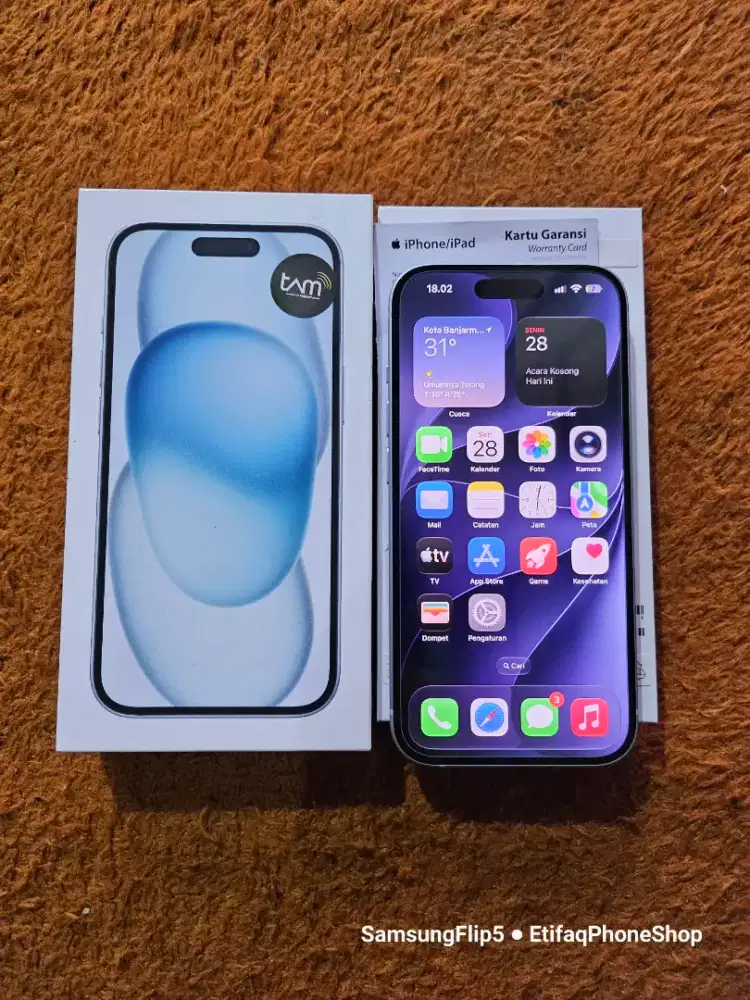 iPhone 15 Garansi Resmi iBox Fulset Ori Lengkap Apple i Phone ip ip15