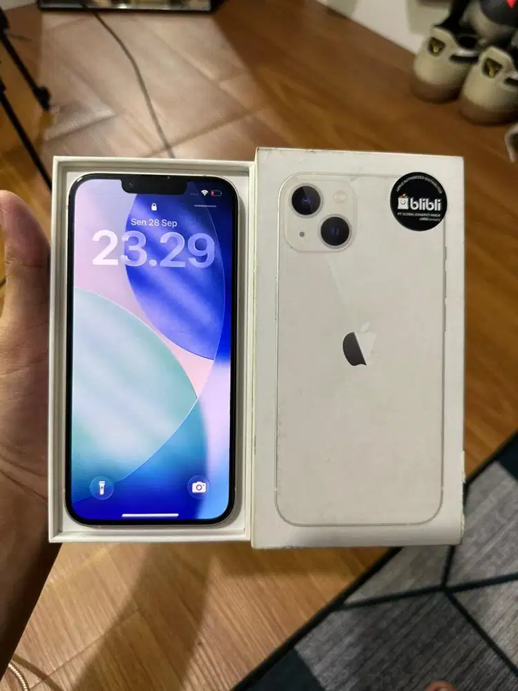 Dijual iphone 13 128GB starlight garansi resmi blibli SA/A