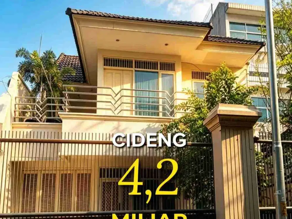 Rumah Murah Bagus Bawah NJOP di Cideng Jakarta Pusat