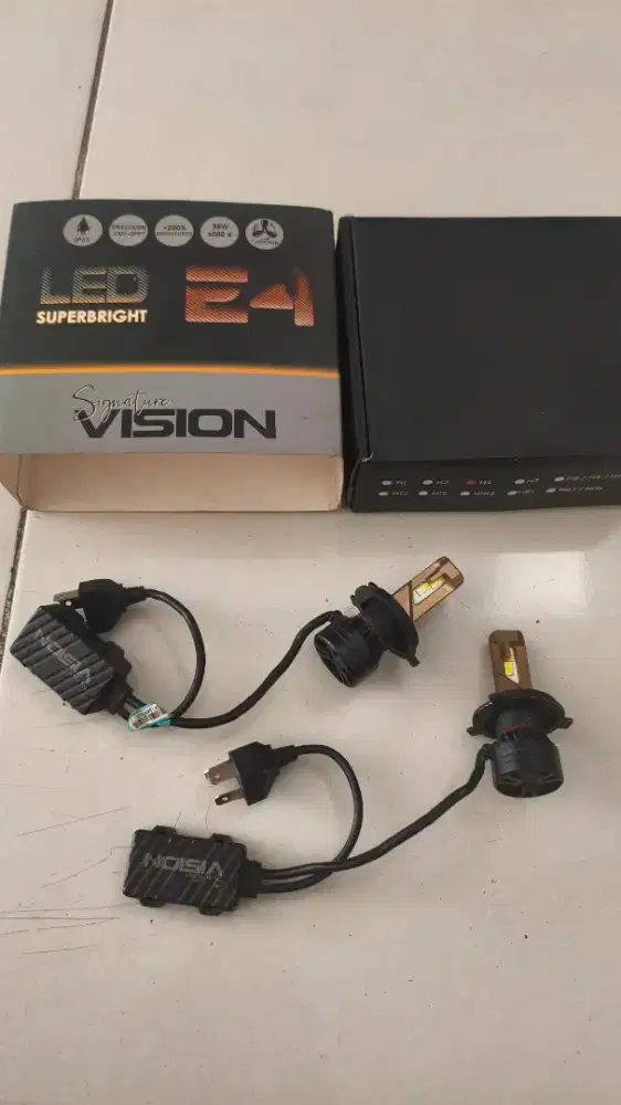SV LED E4 headlamp mobil H4