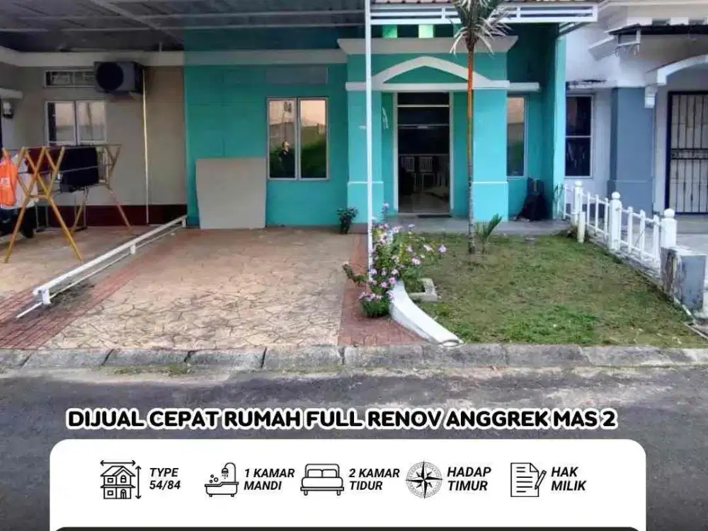 Dijual Cepat Rumah Full Renovasi Anggrek Mas 2
