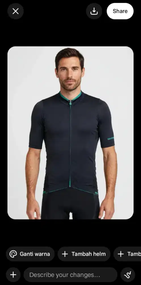 Jersey sepeda import second