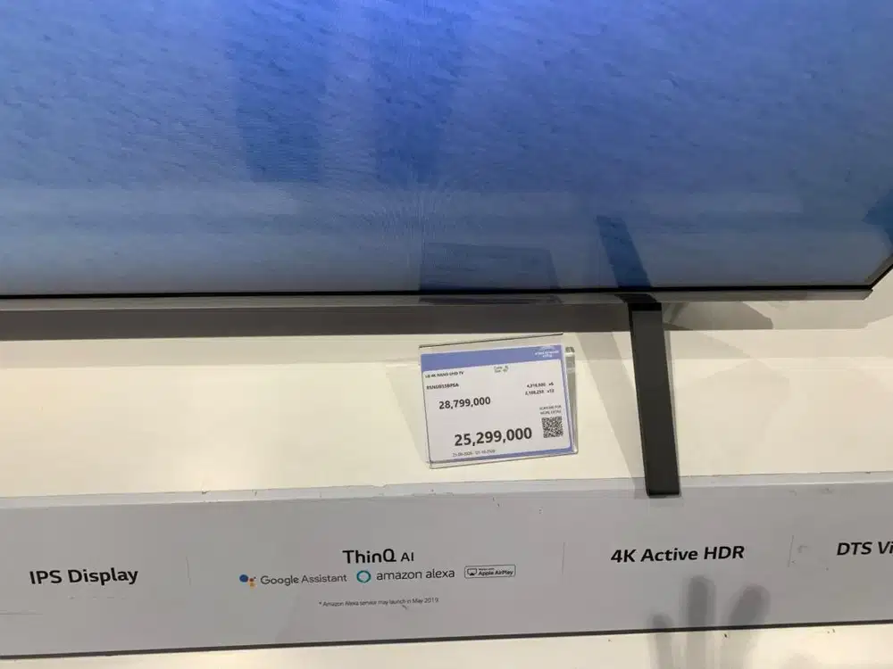 cicilan LG 4K NANO UHD TV 85 TANPA DP