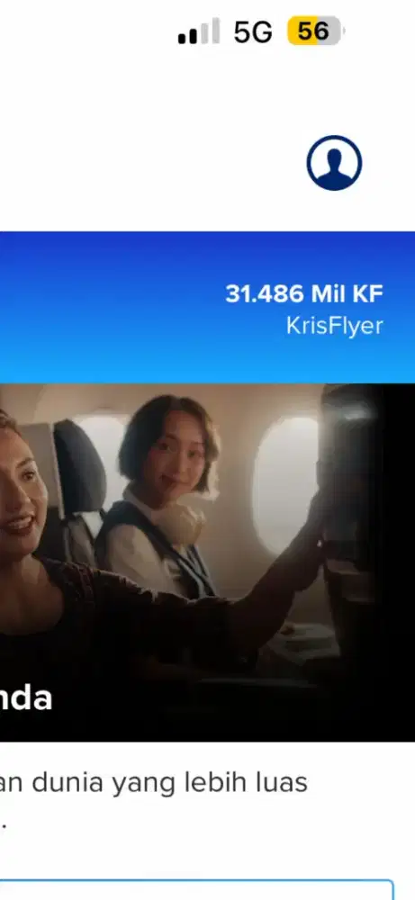 DiJual Krisflyer Miles Singapore Airlines