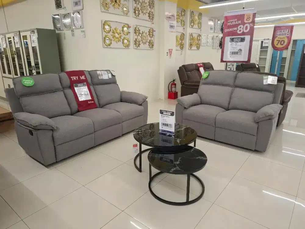 Sofa Recliner 2+3 Seat Pocket Spring