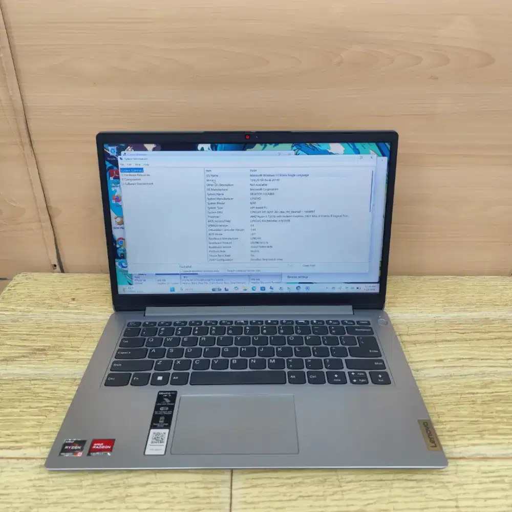 Lenovo Ideapad Slim 1 14amn7 AMD Ryzen 3 7320u Ram 8gb Ssd 512gb Fhd