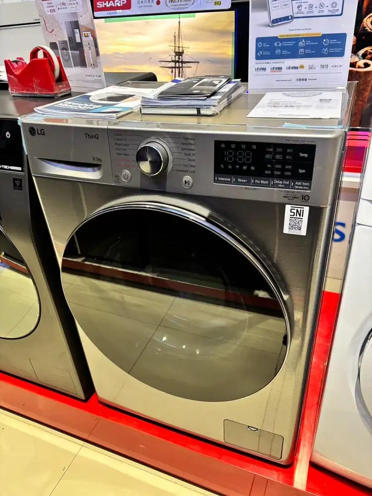 mesin cuci LG front loading 8.5KG