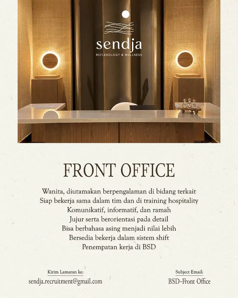 FRONT OFFICE WANITA