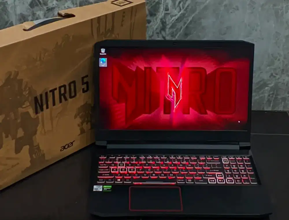 Type Laptop Acer Nitro AN515-55 Fullset