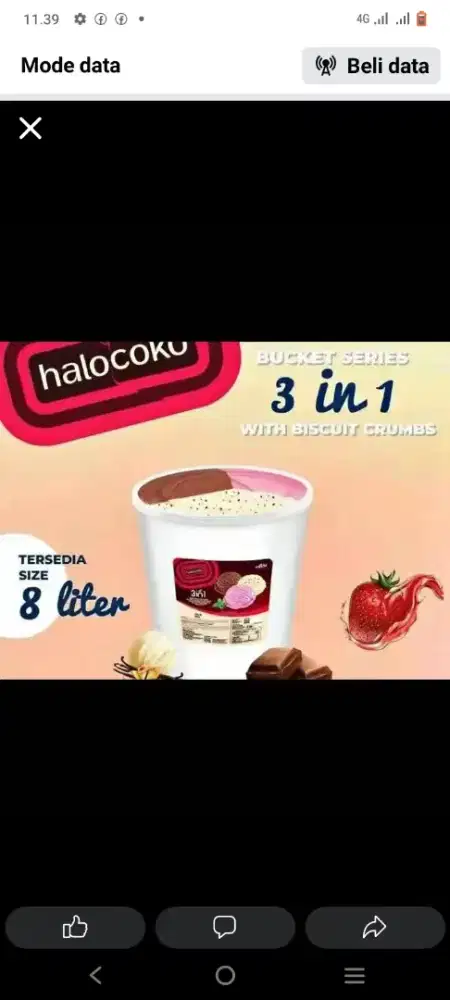 ES KRIM AICE 8 LITER