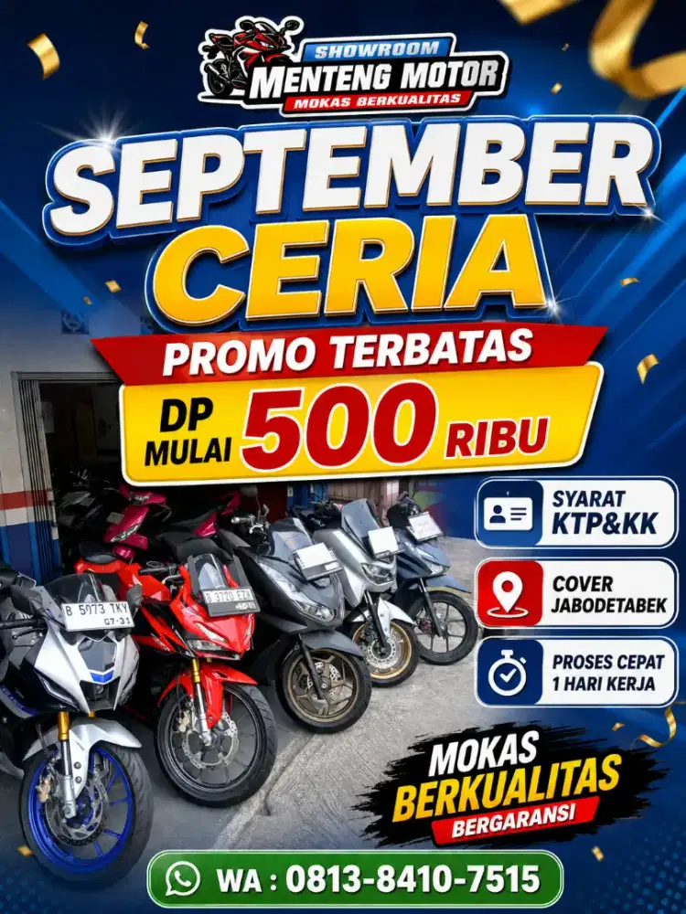 PROMO TERBATAS DP MULAI 500RIBU