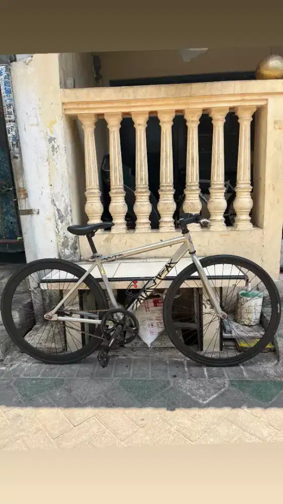 Sepeda Fixie Frame Hi-Ten Steel Kalcer
