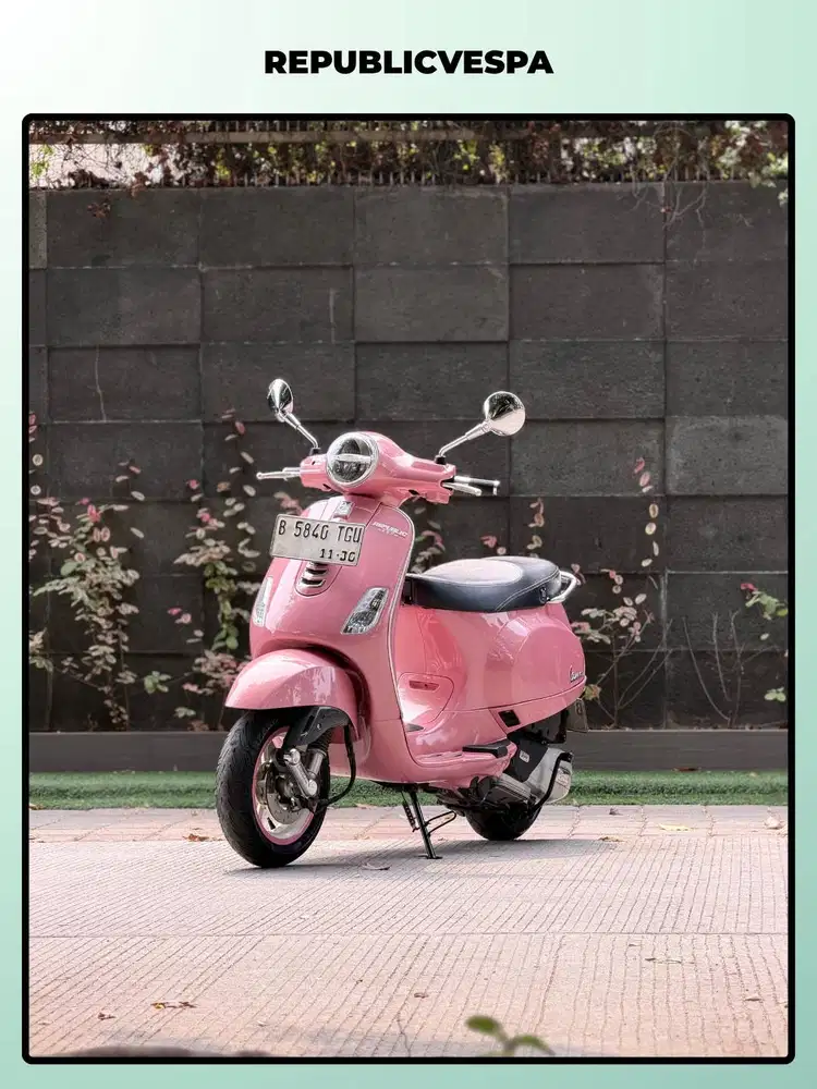 TERMURAH PIAGGIO VESPA LX 125 IGET FACELIFT TAHUN 2020 WARNA PINK